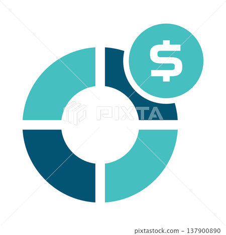 Market Share Finance Chart Symbol 137900890