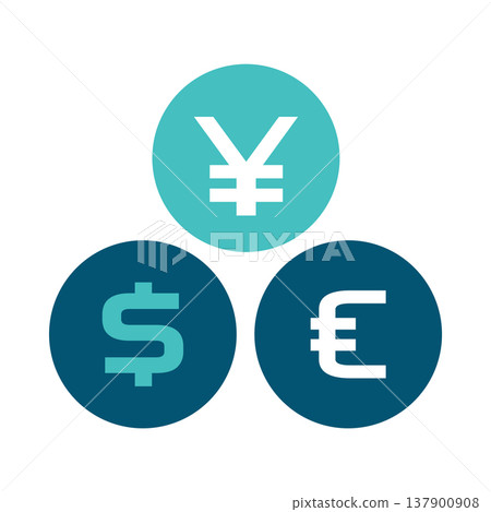 Currency Exchange Coins Finance Symbol 137900908