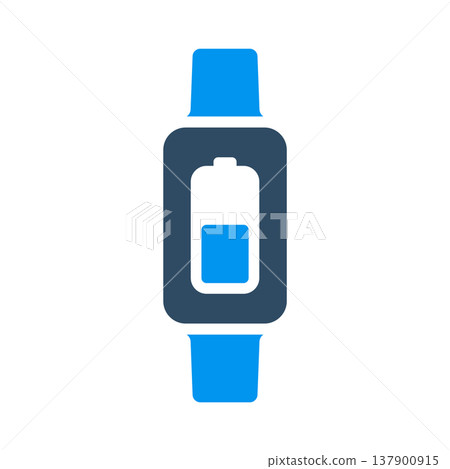 Battery Level Tracker Smartwatch Symbol 137900915
