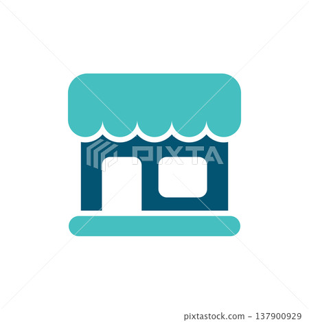 Retail Storefront Shop Market Symbol Retail Storefront Shop Market Symbol 137900929