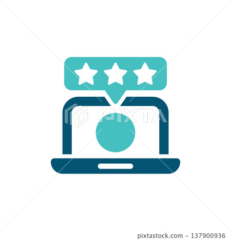 Customer Review Laptop Rating Symbol Customer Review Laptop Rating Symbol 137900936