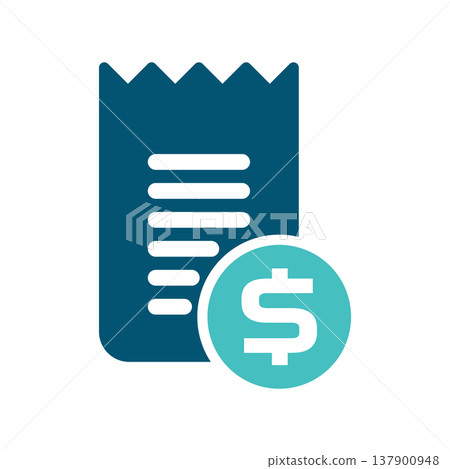 Invoice Receipt Billing Money Symbol Invoice Receipt Billing Money Symbol 137900948