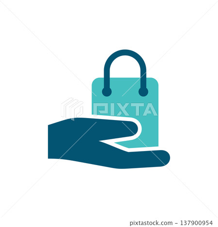 Handheld Product Item Display Symbol Handheld Product Item Display Symbol 137900954