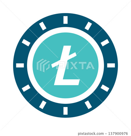 Litecoin Cryptocurrency Coin Payment Symbol Litecoin Cryptocurrency Coin Payment Symbol 137900976