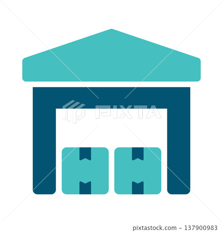 Warehouse Storage Fulfillment Building Symbol 137900983
