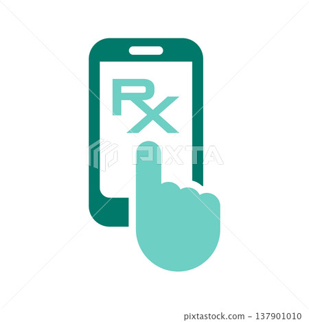 Mobile Access Prescription App Symbol 137901010