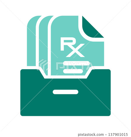 Prescription Archive Folder Storage Symbol 137901015