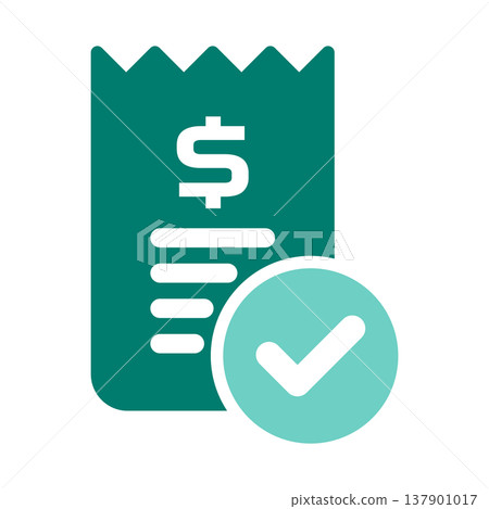 Payment Confirmation Receipt Check Symbol 137901017