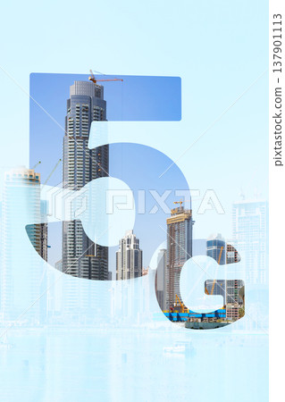 5G technology is changing urban landscapes in Dubai with new developments and towers 5G technology is changing urban landscapes in Dubai with new developments and towers 137901113