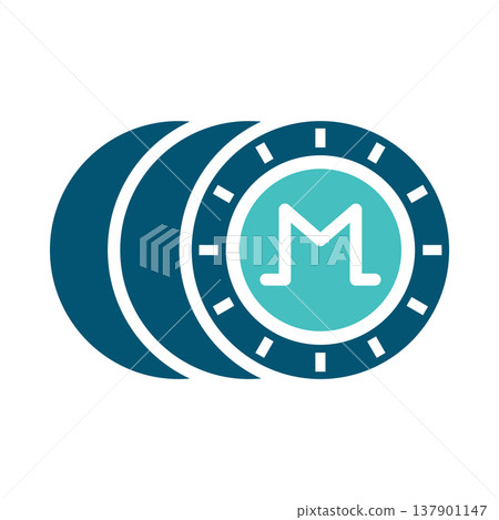 Altcoin Cryptocurrency Coins Stack Symbol Altcoin Cryptocurrency Coins Stack Symbol 137901147