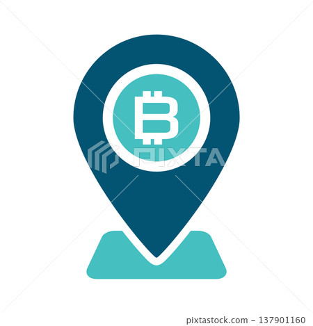 Crypto Address Pin Wallet Symbol 137901160