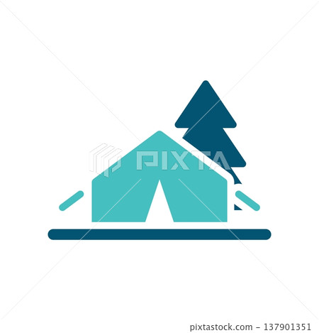 Alaska Camp Tent Outdoor Symbol Alaska Camp Tent Outdoor Symbol 137901351