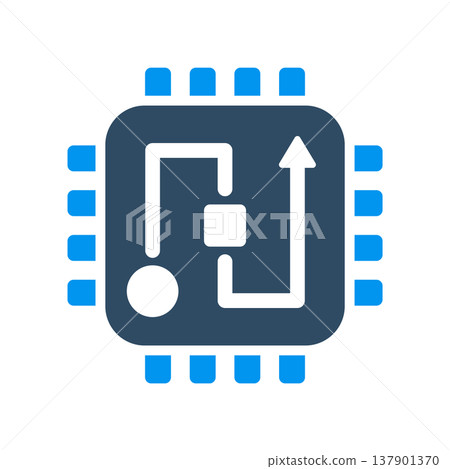 Data Processing Chip Flow Circuit Data Processing Chip Flow Circuit 137901370