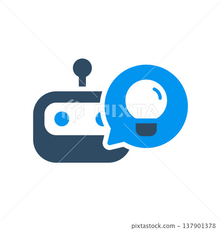 Smart Response Chat Lightbulb Symbol Smart Response Chat Lightbulb Symbol 137901378