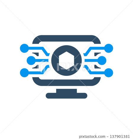 System Monitoring Eye Circuit Screen System Monitoring Eye Circuit Screen 137901381