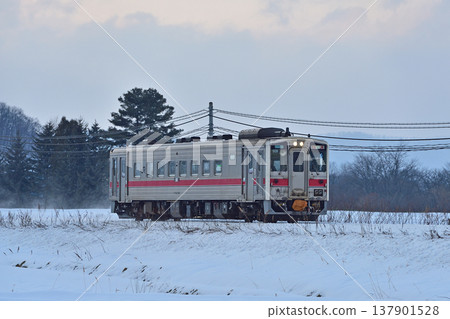 Ishikita Main Line Ikagyu-Aibetsu JR Hokkaido Kiha 54-509 (Asahikawa) 137901528
