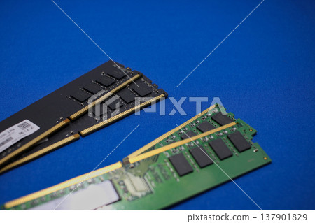 Memory installed in a computer Memory installed in a computer 137901829