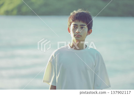 Men watching the sea Men watching the sea 137902117