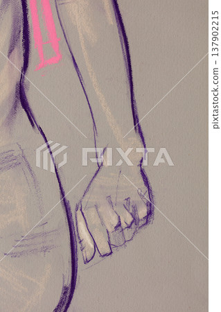 human's figure, pencil drawing illustration, sketch human's figure, pencil drawing illustration, sketch 137902215