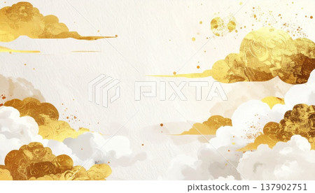 奢華鉑金日式背景 | 優雅的廣告橫幅素材,採用金箔和和紙紋理 奢華鉑金日式背景 | 優雅的廣告橫幅素材,採用金箔和和紙紋理 137902751