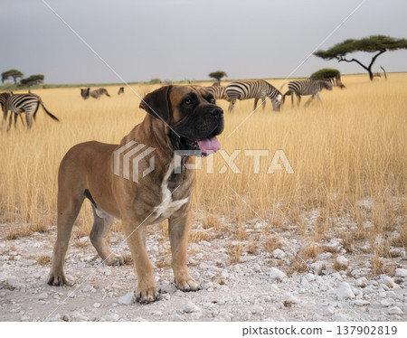 Boerboel in africa Boerboel in africa 137902819
