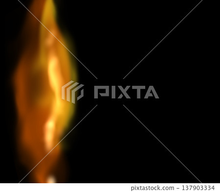 Abstract Orange Light Leak Vertical Glow Overlay Effect 137903334
