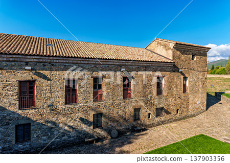 Saint Peter's Castle, Citadel of Jaca, 16th Century star-shaped Fortress, National Heritage Site, Jaca, Huesca, Spain Saint Peter's Castle, Citadel of Jaca, 16th Century star-shaped Fortress, National Heritage Site, Jaca, Huesca, Spain 137903356