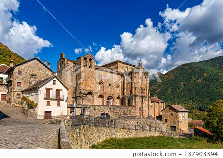Saint Peter, San Pedro Siresa monastery church in Siresa , Huesca , Aragon,Spain Saint Peter, San Pedro Siresa monastery church in Siresa , Huesca , Aragon,Spain 137903394