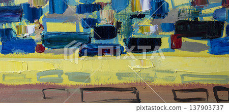 abstraction, oil painting, simple art 137903737