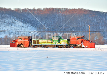 Sekihoku Main Line, Aibetsu - Naka-Aibetsu, JR Hokkaido, DE15-1534 (Asahikawa), Regular snow removal train, Russell, Regular snow removal Sekihoku Main Line, Aibetsu - Naka-Aibetsu, JR Hokkaido, DE15-1534 (Asahikawa), Regular snow removal train, Russell, Regular snow removal 137904447