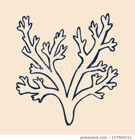 A vibrant vector illustration of seaweed showcases the beauty of underwater flora. A vibrant vector illustration of seaweed showcases the beauty of underwater flora. 137904551