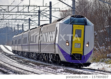 Chitose Line, Shimamatsu - Kitahiroshima, JR Hokkaido, KiHa 261 series 1000 series, ST-1206 formation, Super Tokachi Chitose Line, Shimamatsu - Kitahiroshima, JR Hokkaido, KiHa 261 series 1000 series, ST-1206 formation, Super Tokachi 137904807