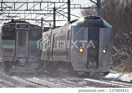 千歲線，島松～北廣島，JR北海道，789系1000系，HL-1003編組（札幌），721系 137904831