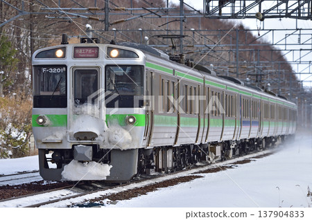 Chitose Line Nishinosato (Shin) JR Hokkaido Series 721 F-3201 formation (Sapporo) Airport Chitose Line Nishinosato (Shin) JR Hokkaido Series 721 F-3201 formation (Sapporo) Airport 137904833