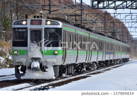 Chitose Line Nishinosato (Shin) JR Hokkaido Series 721 F-4204 formation (Sapporo) Airport Chitose Line Nishinosato (Shin) JR Hokkaido Series 721 F-4204 formation (Sapporo) Airport 137904834