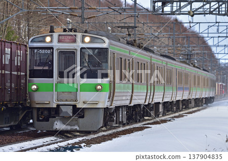 Chitose Line Nishinosato (Shin) JR Hokkaido Series 721 F-5202 formation (Sapporo) Airport Chitose Line Nishinosato (Shin) JR Hokkaido Series 721 F-5202 formation (Sapporo) Airport 137904835