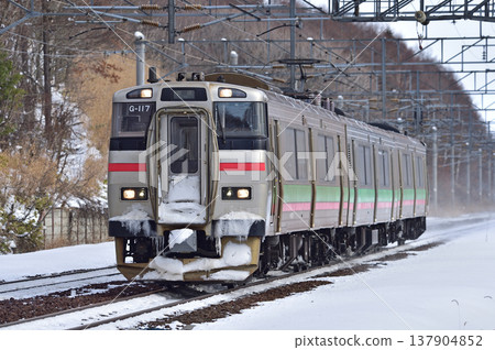 Chitose Line Nishi no Sato (Shin) JR Hokkaido 731 Series G-117 formation (Sapporo) Chitose Line Nishi no Sato (Shin) JR Hokkaido 731 Series G-117 formation (Sapporo) 137904852