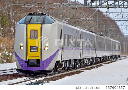 Chitose Line, Nishinosato (Signal Station), JR Hokkaido, KiHa 261 series 1000 series, ST-1217 formation, Super Tokachi Chitose Line, Nishinosato (Signal Station), JR Hokkaido, KiHa 261 series 1000 series, ST-1217 formation, Super Tokachi 137904857