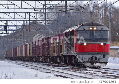 Chitose Line Nishi no Sato (Shin) JR Freight DF200-53 (Goryokaku) Chitose Line Nishi no Sato (Shin) JR Freight DF200-53 (Goryokaku) 137904863