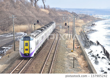 Muroran Main Line, Kitafunaoka, JR Hokkaido, KiHa 261 series 1000 series, ST-1111 formation, Super Hokuto 137905242