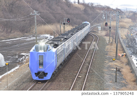 Muroran Main Line, Kitafunaoka, JR Hokkaido, Kiha 281 Series, Super Hokuto Muroran Main Line, Kitafunaoka, JR Hokkaido, Kiha 281 Series, Super Hokuto 137905248