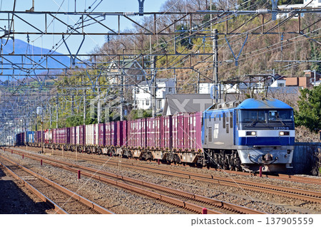 Tokaido Main Line Ninomiya-Oiso JR Freight EF210-8 (Okayama) Tokaido Main Line Ninomiya-Oiso JR Freight EF210-8 (Okayama) 137905559