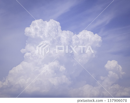 夏天的藍天白雲 夏天的藍天白雲 137906078