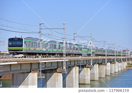東海道本線茅崎平塚JR東E231系列1000系列K-31編隊(光復) 東海道本線茅崎平塚JR東E231系列1000系列K-31編隊(光復) 137906159