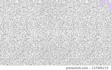 Digital noise pixel texture background. Abstract black and white tv static glitch effect. Retro Y2K aesthetic vector grunge pattern for modern brutalist poster, cyberpunk flyer and streetwear design. Digital noise pixel texture background. Abstract black and white tv static glitch effect. Retro Y2K aesthetic vector grunge pattern for modern brutalist poster, cyberpunk flyer and streetwear design. 137906219