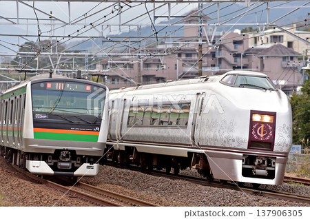 東海道本線、真鶴、JR東日本、E233系、3000系、U627編組、651系、1000系、IR01 東海道本線、真鶴、JR東日本、E233系、3000系、U627編組、651系、1000系、IR01 137906305