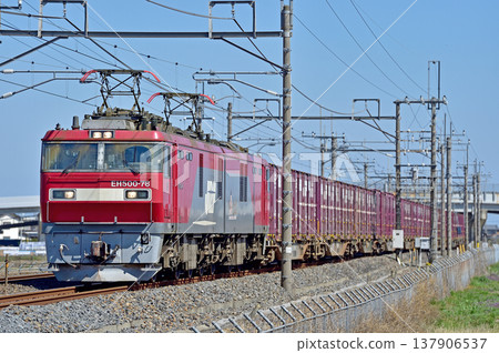 東北幹線、栗橋東鷲宮、JR Freight、EH500-78(仙台) 東北幹線、栗橋東鷲宮、JR Freight、EH500-78(仙台) 137906537