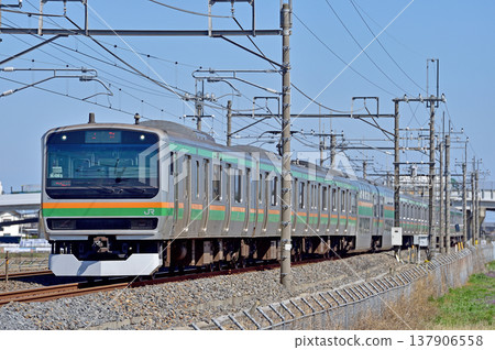 東北本線、栗橋-東鷲宮、JR東日本、E231系列1000系列、K-06列車(神津) 東北本線、栗橋-東鷲宮、JR東日本、E231系列1000系列、K-06列車(神津) 137906558