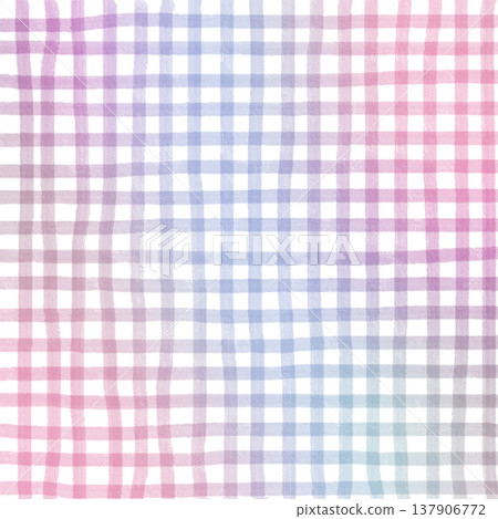 Pink Purple Gradient Plaid Gingham Madras Check Hand Drawn Background Pattern Overlay Pink Purple Gradient Plaid Gingham Madras Check Hand Drawn Background Pattern Overlay 137906772
