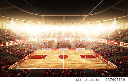 Basketball arena 137907139